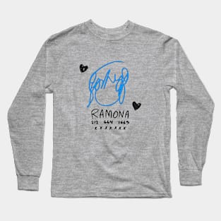 Ramona Flowers phone number Long Sleeve T-Shirt